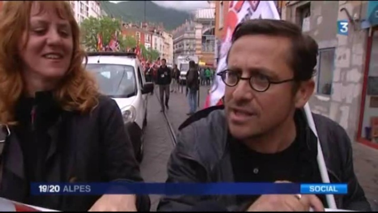 FO à la manifestation de Grenoble