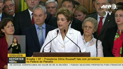 Rousseff llamó a brasileños a movilizarse contra el "golpe"