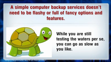 What should be your No.1 requirement for computer data backup?