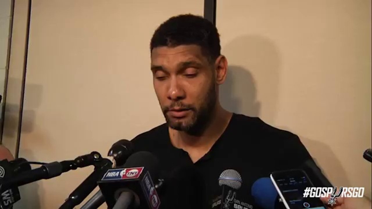 Tim Duncan Postgame Interview - Spurs vs Thunder - Game 6 - May 12, 2016 - 2016 NBA Playoffs