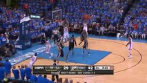 Westbrook Alley-Oop to Adams - Spurs vs Thunder - Game 6 - May 12, 2016 - 2016 NBA Playoffs