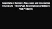 [Read book] Essentials of Business Processes and Information Systems 1e + WileyPLUS Registration