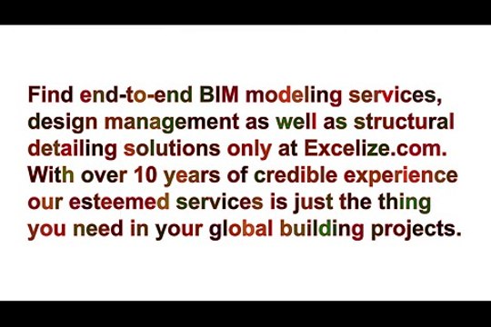 Excellent BIM modeling services available only at Excelize.com