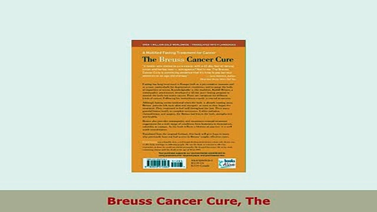 Download  Breuss Cancer Cure The Read Online