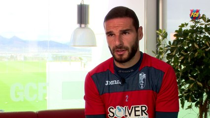 David Lombán y Isaac Cuenca: dos ex azulgrana en Granada