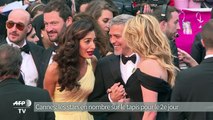 Cannes: Les stars en nombre sur le tapis pour le 2e jour