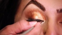 Shimmery Bronze Eye Make-up