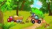 Tractor Pavlik in Cartoons. Truck & Bulldozer in the forest. Monster Trucks. Season 2. Episode 16