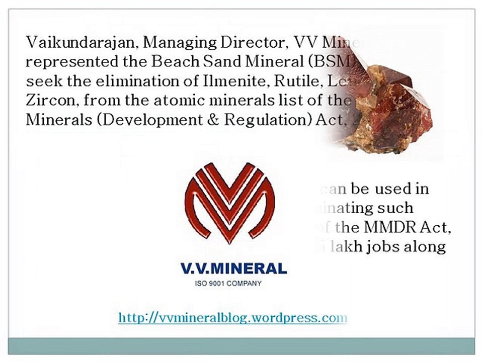 VV Minerals Paves The Way For BSM Industry