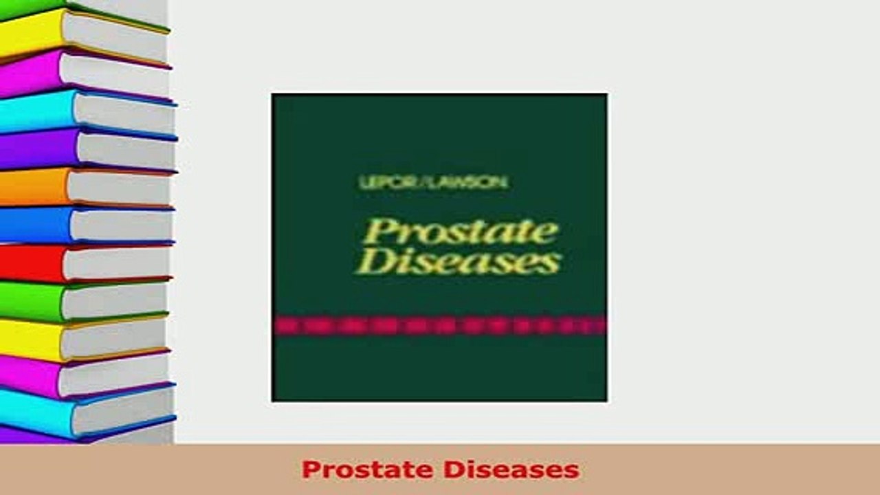 Download  Prostate Diseases Read Online