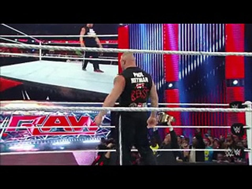 Unseen footage of the brawl between John Cena and WWE World Heavyweight Champion Brock Lesnar