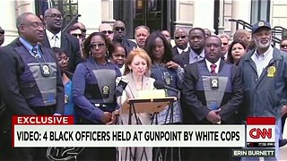 Watch- 4 black officers held at gunpoint by white cops