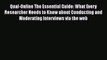 [Read book] Qual-Online The Essential Guide: What Every Researcher Needs to Know about Conducting