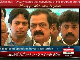 Rana Sanaullah believes that opposition is trying to remove PM from mainstream politics