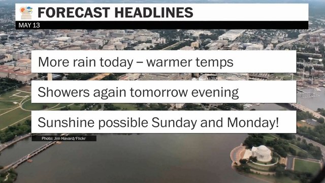 More rain Friday, but sunshine is around the corner