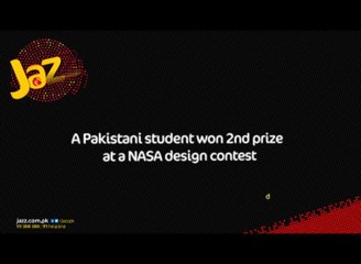 Pakistani Student Win Prize at NASA design Contest