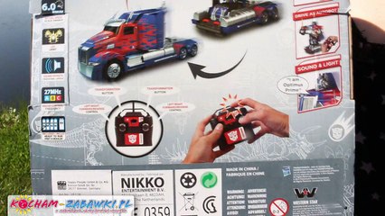 Transformers - Nikko - Optimus Prime Zdalnie Sterowany 2w1 - 3512 - Recenzja