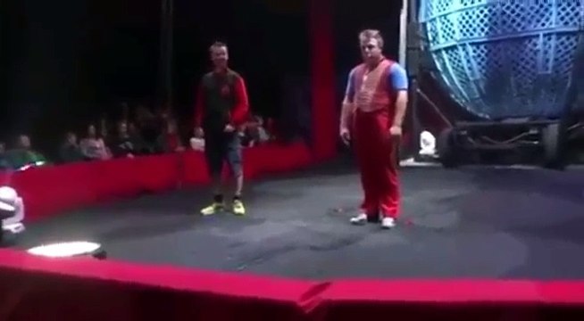 Clown knocks out man in Blackwood circus accident in Wales