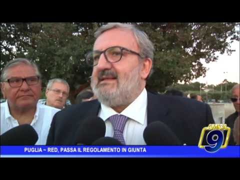 Puglia | Red, passa il regolamento in giunta