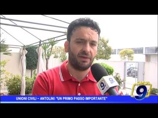 Unioni Civili, Antolini: "E' un primo passo importante"