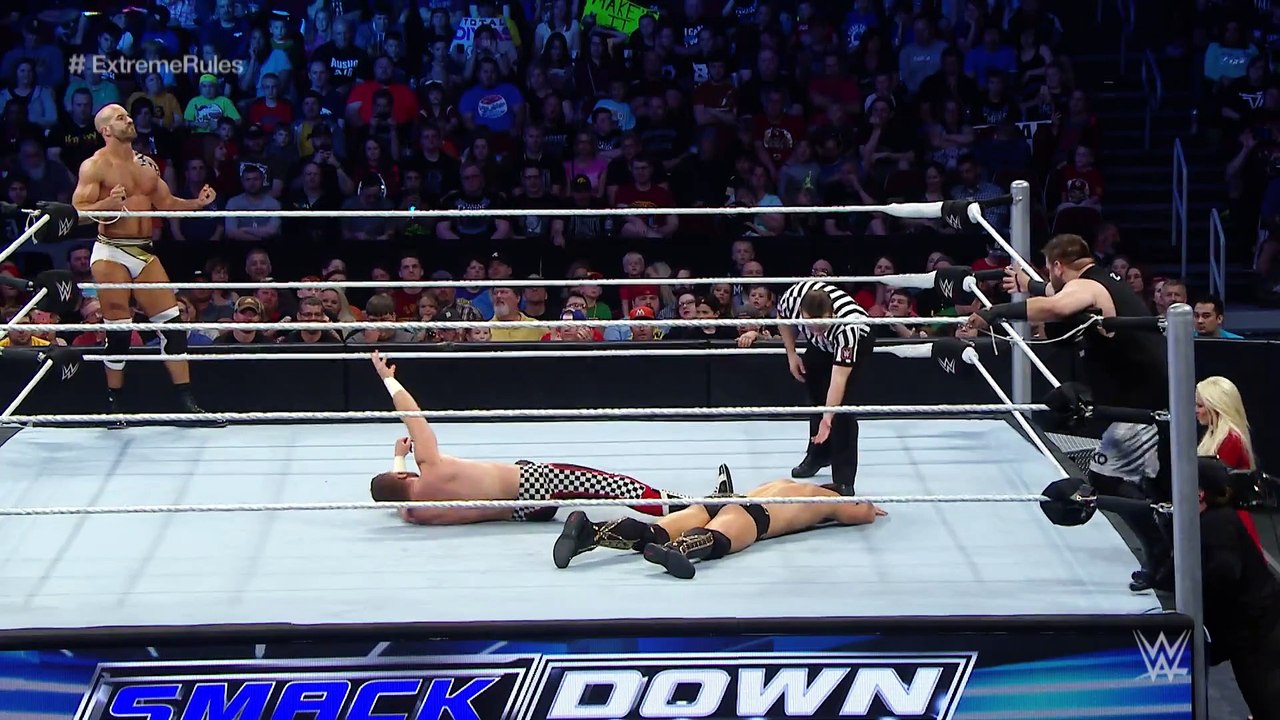 Cesaro & Sami Zayn vs. Kevin Owens & The Miz: SmackDown 2016- May 12