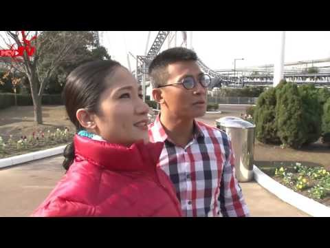 Cát Tường tái mặt với trò chơi cảm giác mạnh tại Nhật Bản!