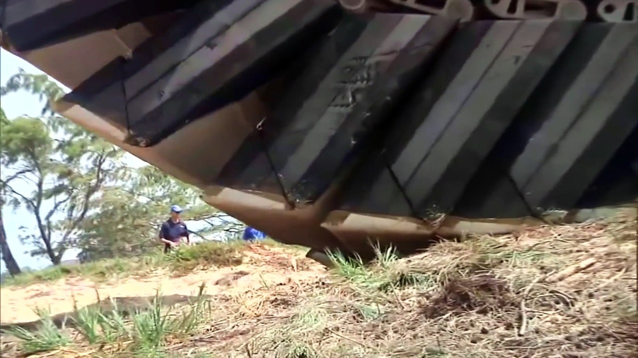 US Marines Corps Testing a Massive Hybrid Boat Moving Like a Tank and Capable to Run on Ground