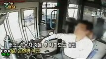 Bus Driver Saves Bus Crash Passengers with 1 Hand = Epic Win