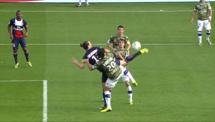 Zlatan Ibrahimovic, en cinq buts inscrits sous le maillot parisien