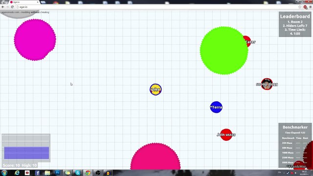 CRAZY HUGE VIRUSES AND THE MOST EPIC AGARIO WIN OF ALL TIME! (ADDICTIVE - AGAR.IO HIDE AND SEEK #47)