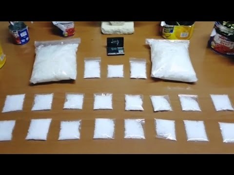 Roma - Maxi sequestro di droga shaboo , valeva 1 milione di euro (13.05.16)
