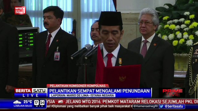 Jokowi Lantik 6 Komisioner Kompolnas