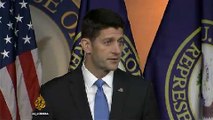 Leading Republicans Trump and Ryan try to unify party