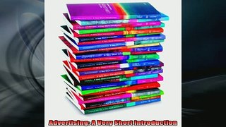READ book  Advertising A Very Short Introduction Full EBook
