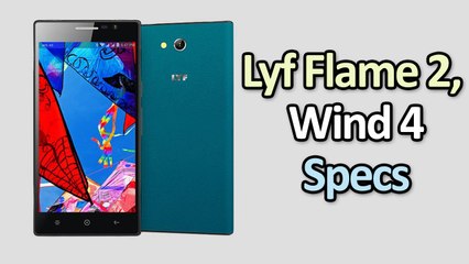 Lyf Flame 2, Wind 4 With VoLTE Support Smartphones Launched Specifications and More