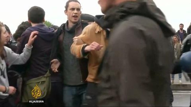 French protesters take to streets against labour reforms