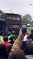 Manchester United bus gets attacked by West Ham United fans