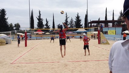 13 POL vs RK 1-2 Fijalek/Prudel (21-16, 17-21, 13-15)