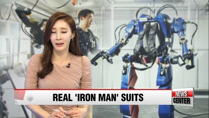 Iron man robot suits to be commercialized in Korea
