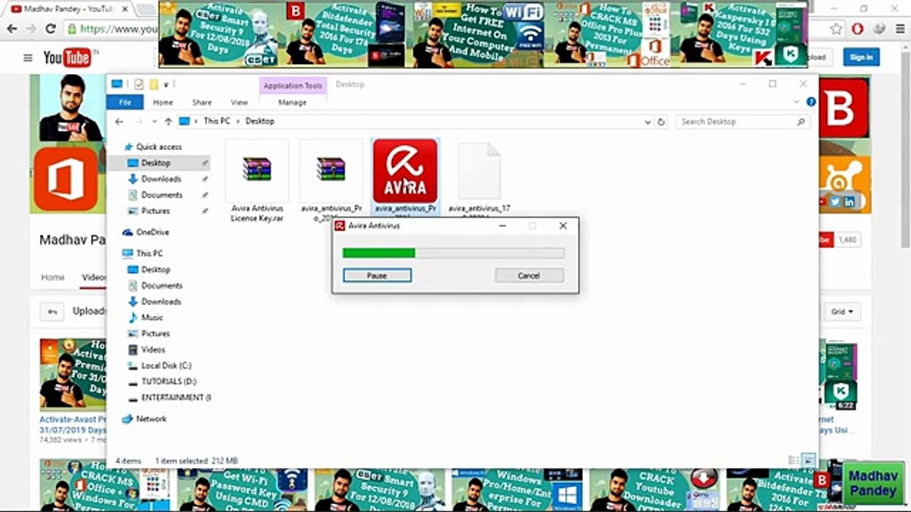 Activate-Avira Antivirus Pro 2016 For 01_01_2018 Days Using License Key English Version [2016]