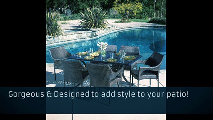 7 Piece Outdoor Patio Dining Set