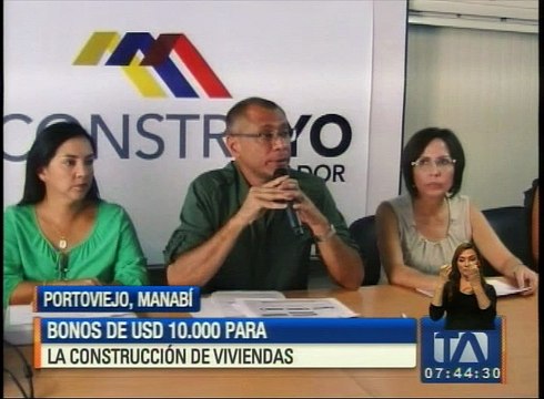 Glas anuncia la entrega de bonos temporales para los damnificados