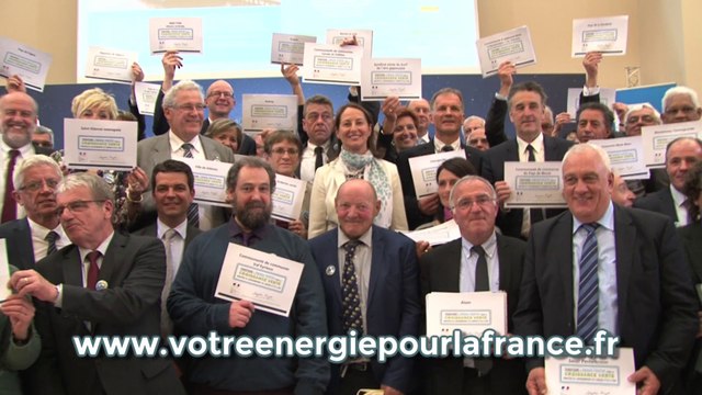 12 mai 2016 : signature de 80 conventions d'appui financier Territoire à énergie positive pour la croissance verte