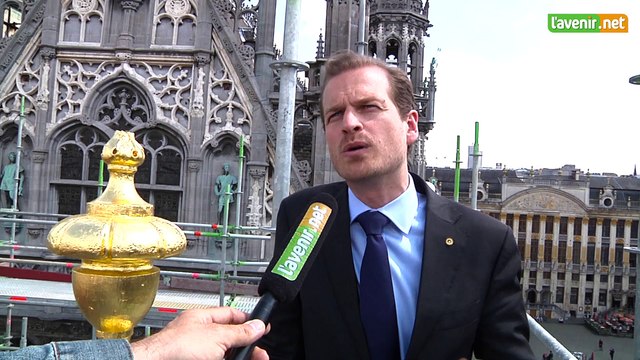 L'Avenir - Travaux de restauration des façades de la grand place de Bruxelles