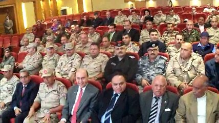 زيارة وفد اكاديمية ناصر العسكرية لقناة السويس الجديدة ديسمبر2014
