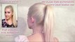 Easy prom, wedding hairstyle Braided flower updo for long hair tutorial