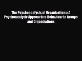 Read The Psychoanalysis of Organizations: A Psychoanalytic Approach to Behaviour in Groups