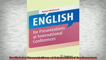 READ book  English for Presentations at International Conferences  BOOK ONLINE