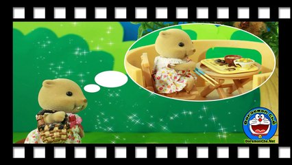 Doremon Chế Đồ Chơi Trẻ Em - Chaien và Xeko hái Hạt Dẻ