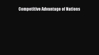Download Competitive Advantage of Nations PDF Free
